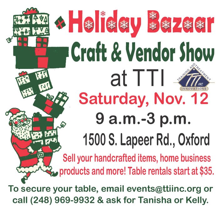 holiday bazaar website ad
